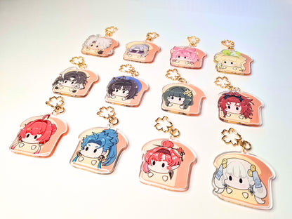 Wuthering Waves Bread Keychains